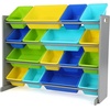 image:imageHumble Crew ExtraLarge Toy Organizer with 16 Storage Bins and Humble Crew Book 4 shelves Kids Bookshelf
