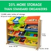 image:imageHumble Crew Supersized Toy Storage Organizer with 16 Removable Bins NaturalMixed Neon  Large Toy Storage for Toddlers Ideal for Kids Rooms Playrooms and Nurseries  Modern Toy Bins for KidsNaturalMixed Neon