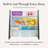 image:imageHumble Crew Kids Bookshelf Montessori Front Facing Toddler Bookcase 4 TierEspressoWhite