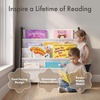 image:imageHumble Crew Kids Bookshelf Montessori Front Facing Toddler Bookcase 4 TierEspressoWhite