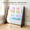 image:imageHumble Crew Kids Bookshelf Montessori Front Facing Toddler Bookcase 4 TierEspressoWhite