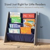 image:imageHumble Crew Kids Bookshelf Montessori Front Facing Toddler Bookcase 4 TierGreyNavy