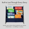image:imageHumble Crew Kids Bookshelf Montessori Front Facing Toddler Bookcase 4 TierGreyNavy