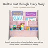 image:imageHumble Crew Kids Bookshelf Montessori Front Facing Toddler Bookcase 4 TierGreyPink