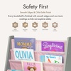 image:imageHumble Crew Kids Bookshelf Montessori Front Facing Toddler Bookcase 4 TierGreyPink