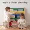 image:imageHumble Crew Kids Bookshelf Montessori Front Facing Toddler Bookcase 4 TierNatural WoodPrimary