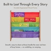 image:imageHumble Crew Kids Bookshelf Montessori Front Facing Toddler Bookcase 4 TierRainbow