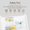 image:imageHumble Crew Kids Bookshelf Montessori Front Facing Toddler Bookcase 4 TierWhite