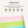 image:imageHumble Crew Kids Bookshelf Montessori Front Facing Toddler Bookcase 4 TierWhitePastels