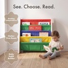 image:imageHumble Crew Kids Bookshelf Montessori Front Facing Toddler Bookcase 4 TierWhitePrimary