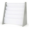 image:imageHumble Crew Kids Bookshelf Montessori Front Facing Toddler Bookcase 4 TierGreyWhite