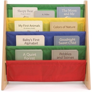 image:imageHumble Crew Kids Bookshelf Montessori Front Facing Toddler Bookcase 4 TierNatural WoodPrimary
