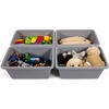 image:imageHumble Crew Plastic Storage Bins for Kids Small Removable Toy OrganizerGrey